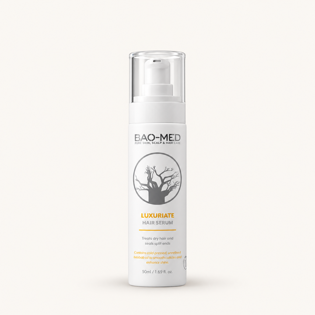 Bao-Med Luxuriate Hair Serum 50ml | Frizz, Shine & Split Ends