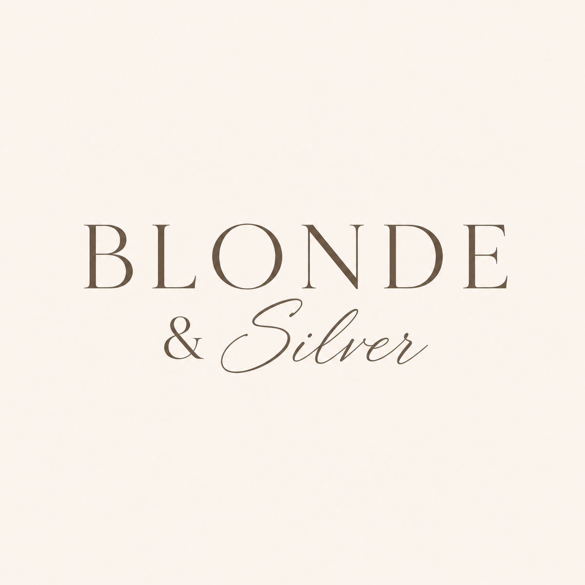 Blonde & Silver Hair