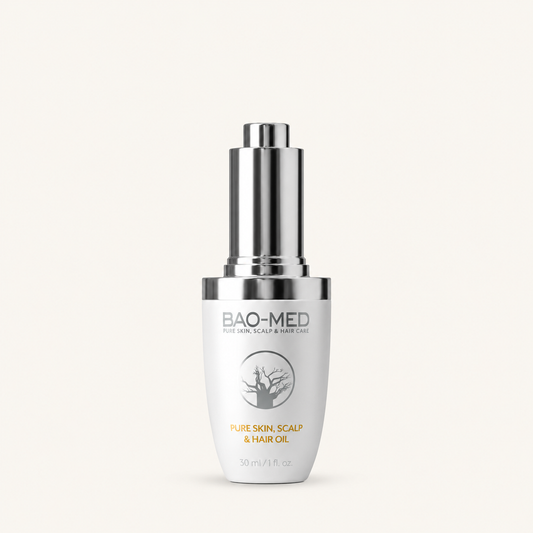 Bao-Med Pure Skin, Scalp & Hair Oil 30ml | Organic Baobab Oil