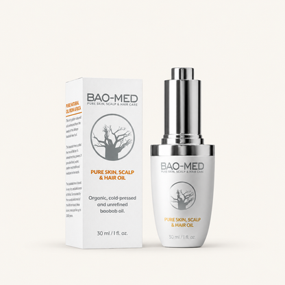 Bao-Med Pure Skin, Scalp & Hair Oil 30ml | Aceite de Baobab Orgánico