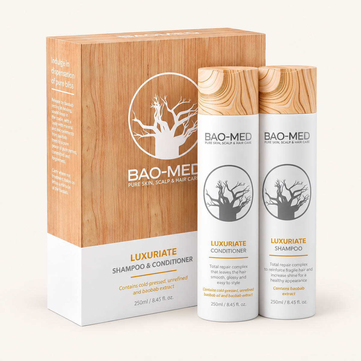 Bao-Med Luxuriate Shampoo 250ml | Hydrating & Strengthening