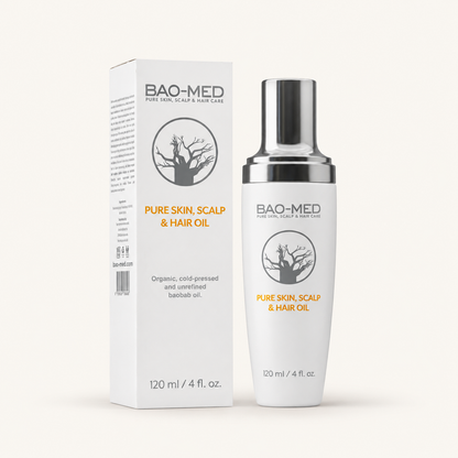 Bao-Med Pure Skin, Scalp & Hair Oil 120ml | Organic Baobab Oil